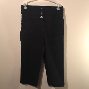 Black dress stretch pants